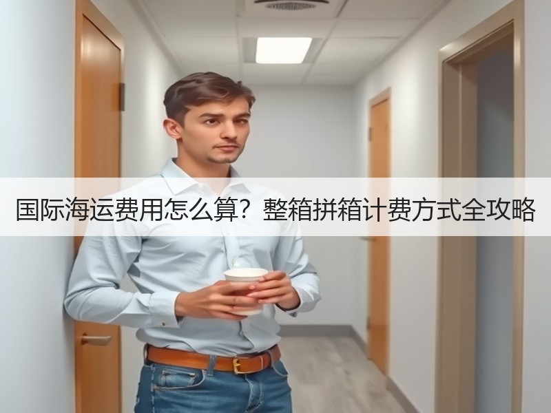 国际海运费用怎么算？整箱拼箱计费方式全攻略