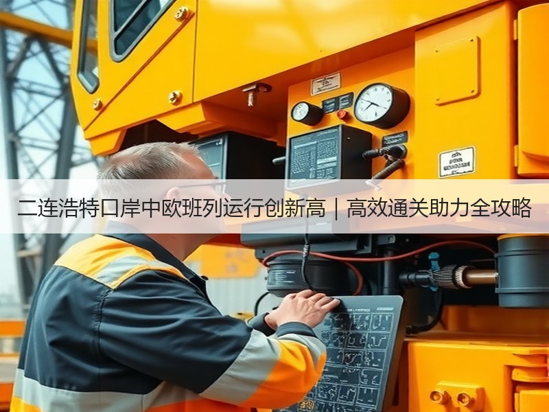 二连浩特口岸中欧班列运行创新高|高效通关助力全攻略 二连浩特口岸中欧班列运行创新高|高效通关助力全攻略