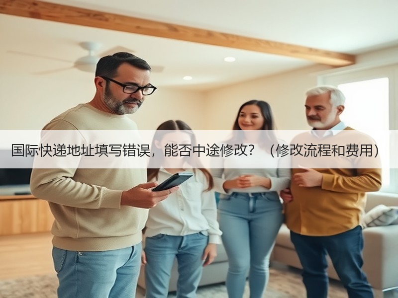国际快递地址填写错误，能否中途修改？（修改流程和费用）