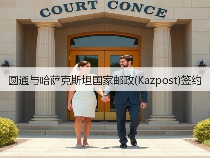圆通与哈萨克斯坦国家邮政(Kazpost)签约