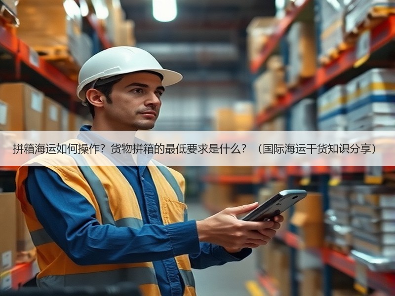 拼箱海运如何操作？货物拼箱的最低要求是什么？（国际海运干货知识分享）