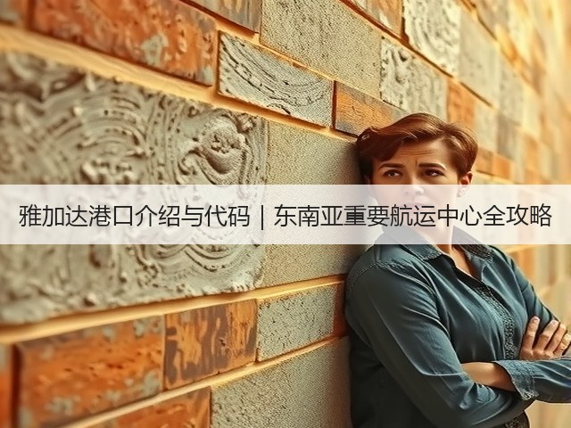 雅加达港口介绍与代码|东南亚重要航运中心全攻略(图3) 雅加达港口介绍与代码|东南亚重要航运中心全攻略(图3)