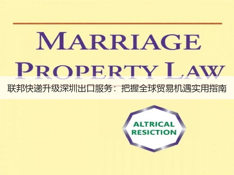 联邦快递升级深圳出口服务：把握全球贸易机遇实用指南