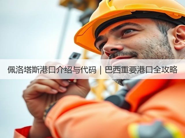 佩洛塔斯港口介绍与代码|巴西重要港口全攻略(图2) 佩洛塔斯港口介绍与代码|巴西重要港口全攻略(图2)