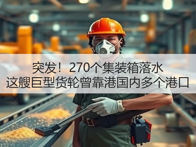 突发!270个集装箱落水 这艘巨型货轮曾靠港国内多个港口(图3) 突发!270个集装箱落水 这艘巨型货轮曾靠港国内多个港口(图3)